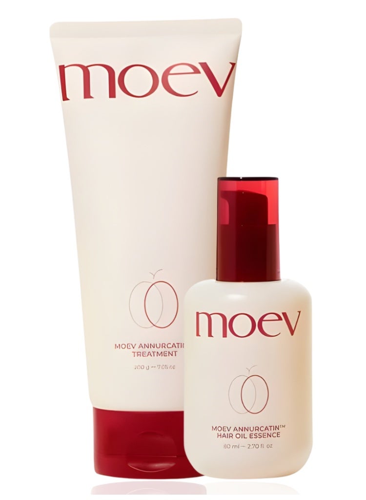 MOEV Hair Fall & Weak Roots Treatment – MOEV Annurcatin Anti-Hair Fall Set with Treatment Toner & Hair Oil Essence for Stronger, Thicker Hair - Image 1